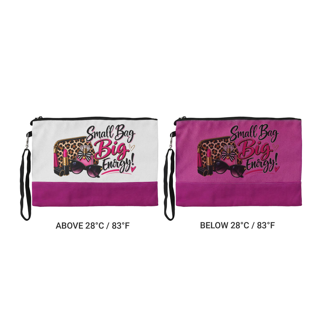 Thermochromic Cosmetic Bag — "Small Bag, Big Energy" Makeup Pouch