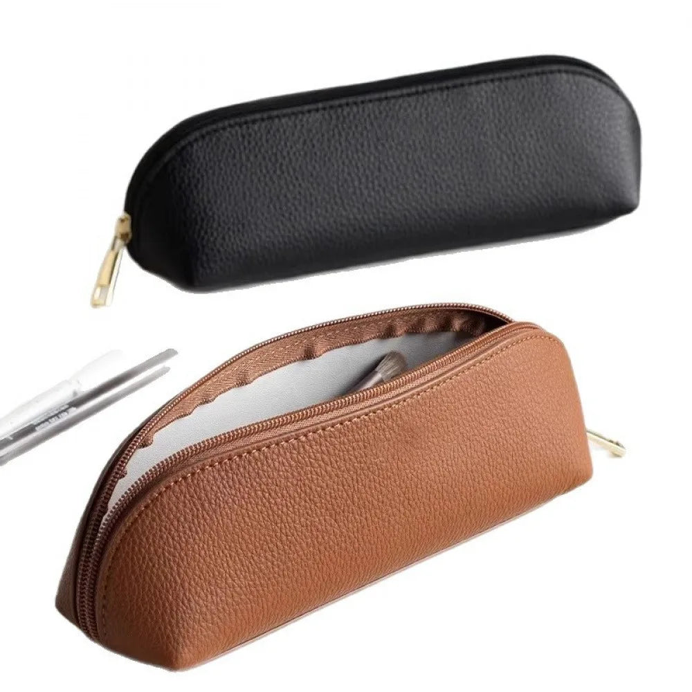 Large-Capacity Travel Makeup Brush & Cosmetic Case