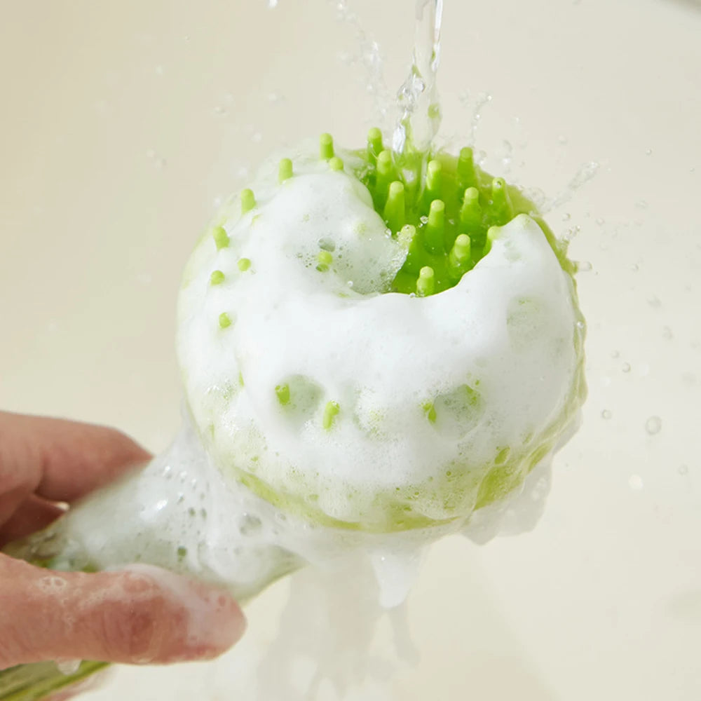 2-in-1 Pet Shampoo & Massage Brush